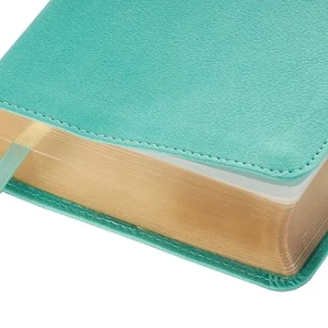 KJV Compact Large Print Bible in Beautiful Robin's Egg Blue
