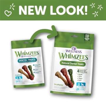 Whimzees Dog Dental Treats for Small Dogs in 24 Count