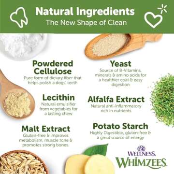 Whimzees Dog Dental Treats for Small Dogs in 24 Count