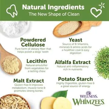 Whimzees Dog Dental Treats for Small Dogs in 24 Count