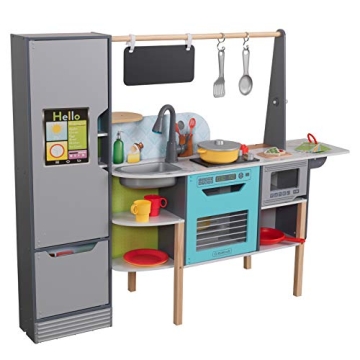 KidKraft Alexa Wooden Kitchen & Market Interactive Play Set