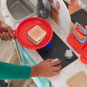 KidKraft Alexa Wooden Kitchen & Market Interactive Play Set