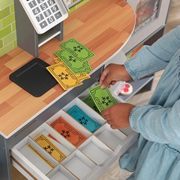 KidKraft Alexa Wooden Kitchen & Market Interactive Play Set