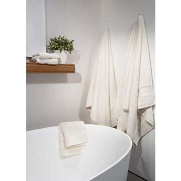 Organic Cotton Bath Towel Set of 6 | Luxurious & Eco-Friendly