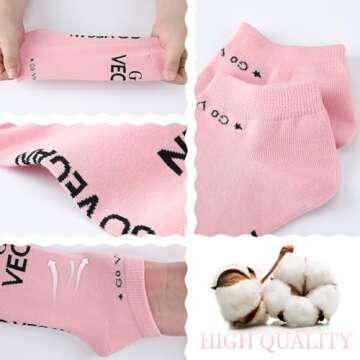 Mepase 12 Pairs Inspirational Athletic Running Socks Golf Low Cut No Show Socks Christmas Running Gifts for Women