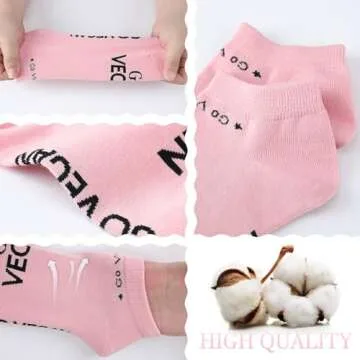 Mepase 12 Pairs Inspirational Athletic Running Socks Golf Low Cut No Show Socks Christmas Running Gifts for Women