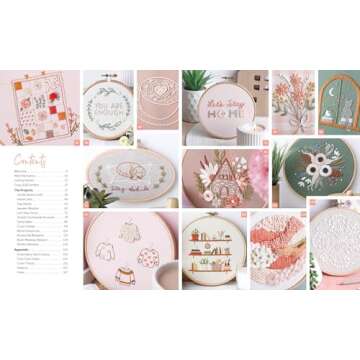 Cozy Stitches: 12 Calm & Creative Embroidery Projects for Absolute Beginners & Beyond