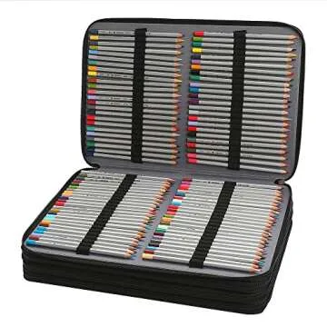 Lbxgap 384 Slots Portable Pencil Case Organizer for Artists