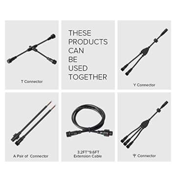 Hysmigor 2 Pin Electrical Connector for Vehicles & LED Lights