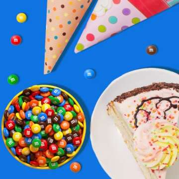 M&M'S Milk Chocolate MINIS Candy, Bulk 3-Lb Bag