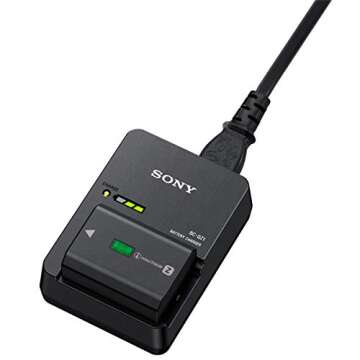 Sony BCQZ1 Z-Series Battery Charger, Black