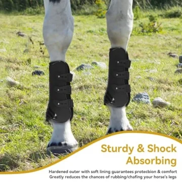 Lightweight Horse Tendon Boots - 4Pcs Protection