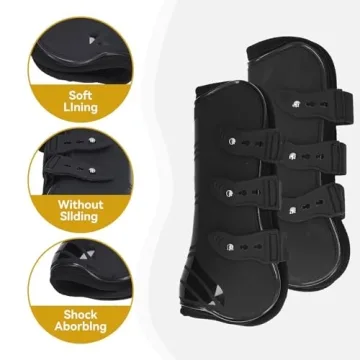 Lightweight Horse Tendon Boots - 4Pcs Protection