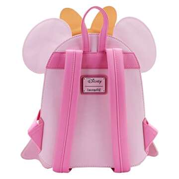 Loungefly Disney Pastel Ghost Minnie Glow in The Dark Mini Backpack