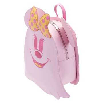 Loungefly Disney Pastel Ghost Minnie Glow in The Dark Mini Backpack