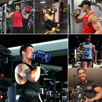 Half Gallon Water Bottle with Infuser, BPA Free 84oz