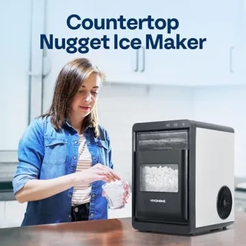 45lbs/Day VIVOHOME Nugget Ice Maker for Home Use