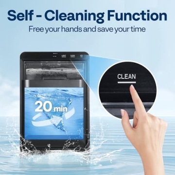 45lbs/Day VIVOHOME Nugget Ice Maker for Home Use