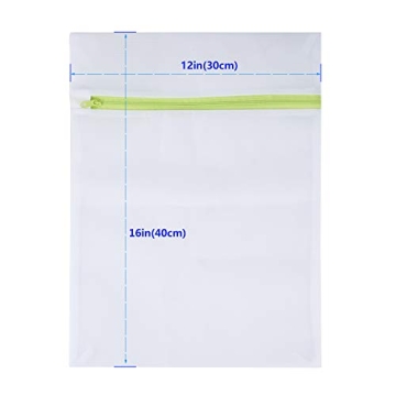 Mesh Laundry Bags 6-Pack for Delicates and Travel Storage