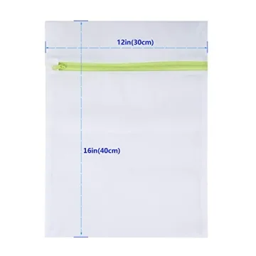 Mesh Laundry Bags 6-Pack for Delicates and Travel Storage