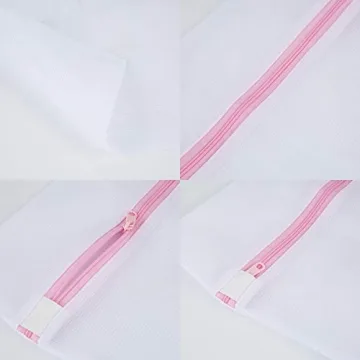 Mesh Laundry Bags 6-Pack for Delicates and Travel Storage