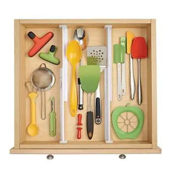 Versatile Plastic Expandable Kitchen Drawer Divider