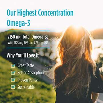 Nordic Naturals ProOmega 2000, Lemon Flavor - 2150 mg Omega-3 - 60 Soft Gels - Ultra High-Potency Fish Oil - EPA & DHA - Promotes Brain, Eye, Heart, & Immune Health - Non-GMO - 30 Servings