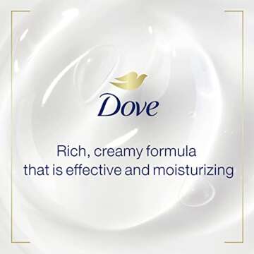 Dove Advanced Care Hand Sanitizer Deep Moisture Pack of 4 for Soft, Smooth Skin 99.99% Effective Against Many Germs, 8 oz