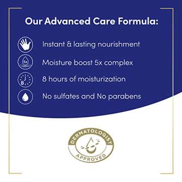 Dove Advanced Care Hand Sanitizer Deep Moisture Pack of 4 for Soft, Smooth Skin 99.99% Effective Against Many Germs, 8 oz