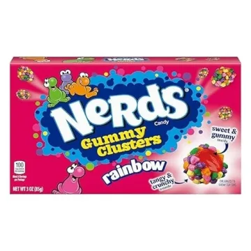 Nerds Gummy Clusters Candy - Rainbow, 3 Ounce Treats