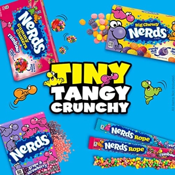 Nerds Gummy Clusters Candy - Rainbow, 3 Ounce Treats