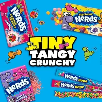 Nerds Gummy Clusters Candy - Rainbow, 3 Ounce Treats