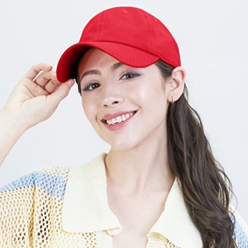 The Hat Depot Comfortable Cotton Baseball Cap for Men and Women
