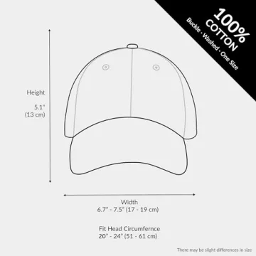 The Hat Depot Comfortable Cotton Baseball Cap for Men and Women