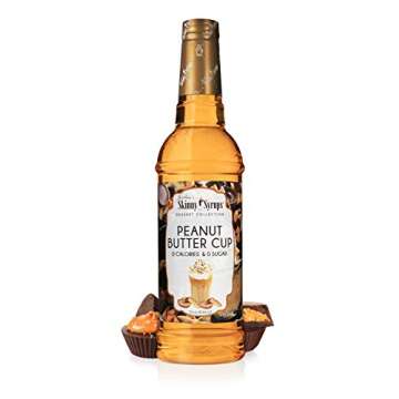 Jordan's Skinny Syrups Sugar Free Coffee Syrups Bundle - Peanut Butter Cup and Mocha Flavors (2 pack...