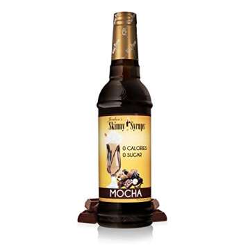 Jordan's Skinny Syrups Sugar Free Coffee Syrups Bundle - Peanut Butter Cup and Mocha Flavors (2 packs)