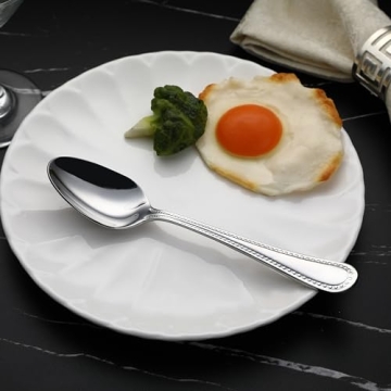 Amazon Basics Stainless Steel Dinner Spoons, Set of 12