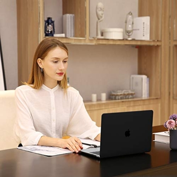 MOSISO Compatible with MacBook Pro 13 inch Case M2 2025, 2024, 2023, 2022-2016 A2338 M1 A2251 A2289 A2159 A1989 A1708 A1706, Plastic Hard Shell&Keyboard Cover&Screen Film&Storage Bag, Black