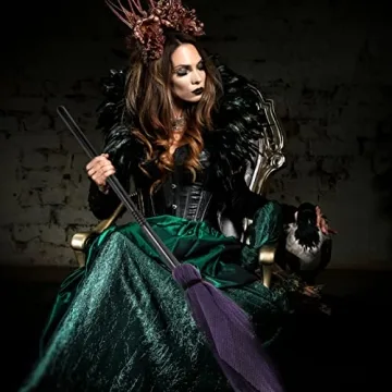 FOMIYES Halloween Witches Brooms for Kids & Adults