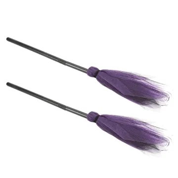 FOMIYES Halloween Witches Brooms for Kids & Adults