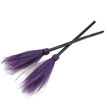 FOMIYES Halloween Witches Brooms for Kids & Adults