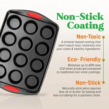 NutriChef 15-Piece Nonstick Baking Pan Set for Experts