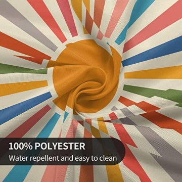 Colorful Boho Farmhouse Tablecloth for Stylish Dining