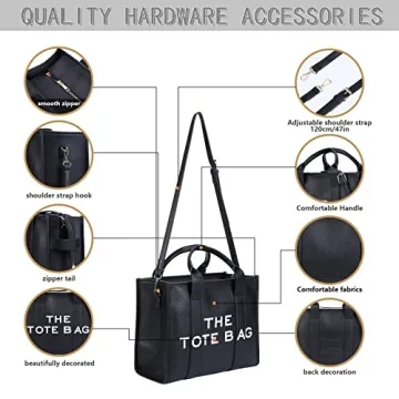 Stylish Work Tote Bag for Women - Elegant & Spacious