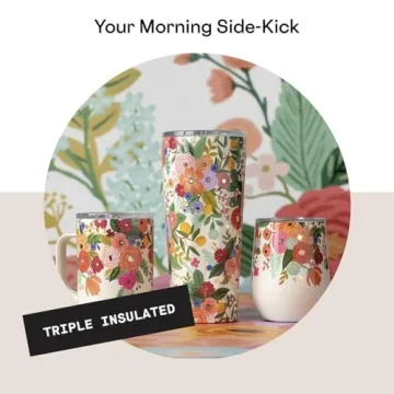 Corkcicle x Rifle Paper Co. Insulated Travel Coffee Mug