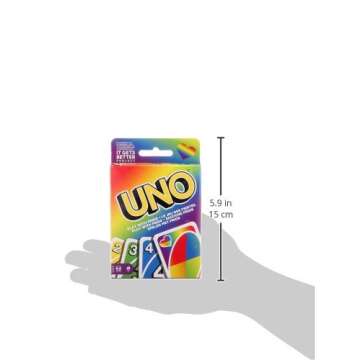 Mattel Games UNO Play with Pride Card Game with 112 Cards and Instructions, Great for Ages 7 Years Old & Up