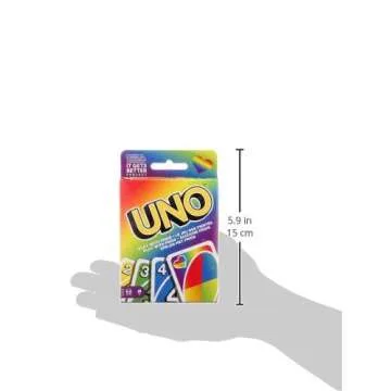 Mattel Games UNO Play with Pride Card Game with 112 Cards and Instructions, Great for Ages 7 Years Old & Up