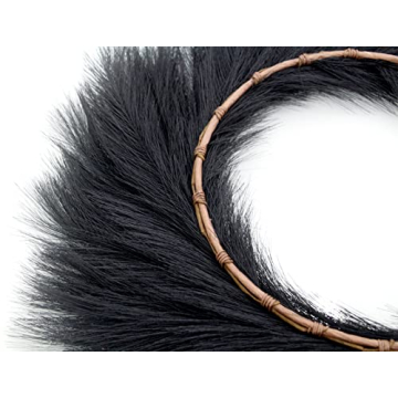 Stunning 26" Hananona Pampas Grass Wreath for Home Decor