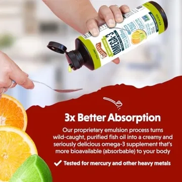 Delicious Barlean's Citrus Sorbet Omega 3 Fish Oil Liquid 16 oz