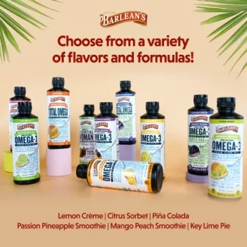 Delicious Barlean's Citrus Sorbet Omega 3 Fish Oil Liquid 16 oz